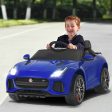 12V Jaguar F-Type SVR Licensed Kids Ride On Car Blue Online Hot Sale