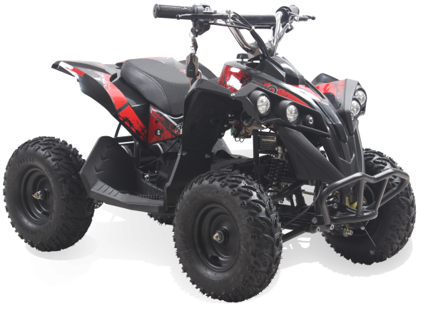 eQuad Q 1300W ATV 4 Wheeler for Kids - Rosso Online Sale