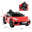 12V Chevrolet Corvette C8 Electric Kids Ride On Car  with Remote Control Ages 3+ Years Old Online