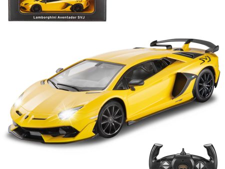 Rastar 1:14 Lamborghini Aventador SVJ Remote Control Car - Yellow Online