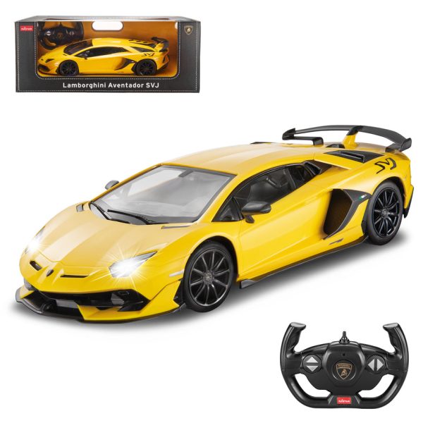 Rastar 1:14 Lamborghini Aventador SVJ Remote Control Car - Yellow Online