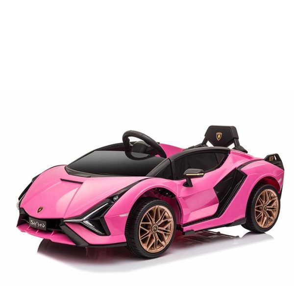 Official Licensed Lamborghini Sian 12V Electric Kids Ride On - Pink Supply