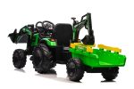 2023 Farm Tractor 24V Kids Ride On Car with Tipper and Shovel Digger -Kids On Wheelz Hot on Sale