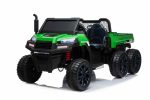 24V Farm Truck UTV 2 Seater 6 Wheels with Tipper Electric Kids  Ride-On Car with Parental Remote Controller Green-KOW Online Sale