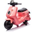 12V Ride on Car for Kids, 1 Seater Kids Vespa Motorcycle Scooter with MP3 Player and Lights Online now