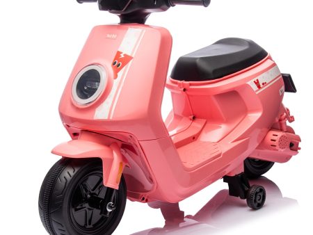 12V Ride on Car for Kids, 1 Seater Kids Vespa Motorcycle Scooter with MP3 Player and Lights Online now