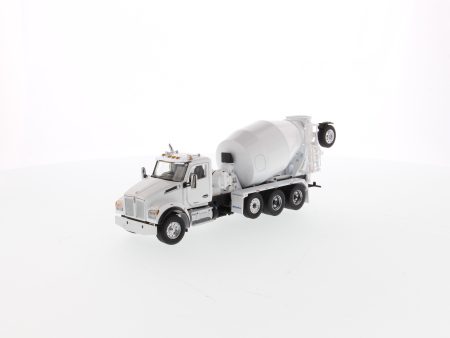 1:50 Kenworth T880 SBFA with McNeilus BridgeMaster Mixer  - White cab, 71081 For Discount