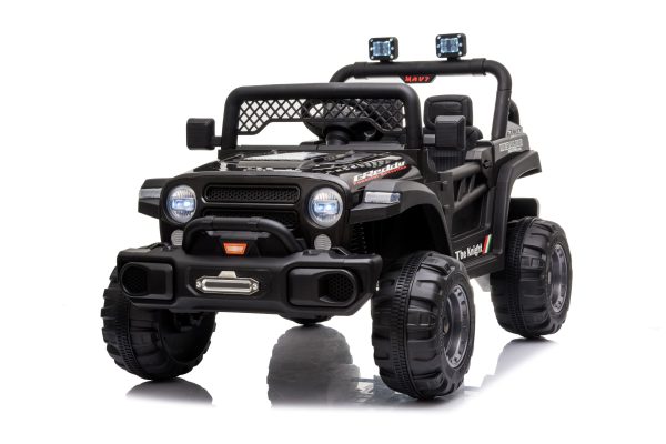 12V Jeep Kids Ride On Car Toy with Open Doors, Realistic Lights and Remote Control For Cheap