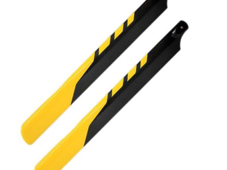 Dynam Pro3D CF Main Rotor Blade Yellow for Electric 500 Helicopter (430 mm) Online Hot Sale