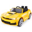 12V Licensed Chevrolet Camaro with Remote Control Ride On Car Discount