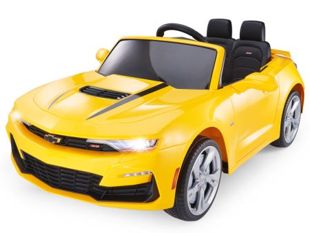 12V Licensed Chevrolet Camaro with Remote Control Ride On Car Discount