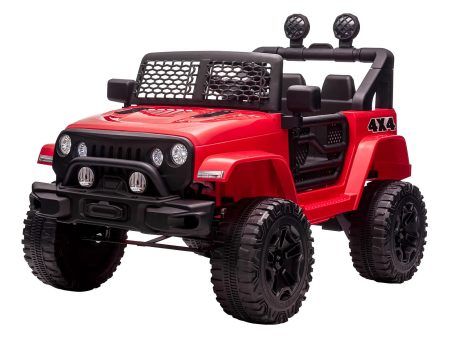 12V Jeep 1 Seater Battery Powered Kids Ride On Car Off Road Truck Toy w  Parent Remote Discount