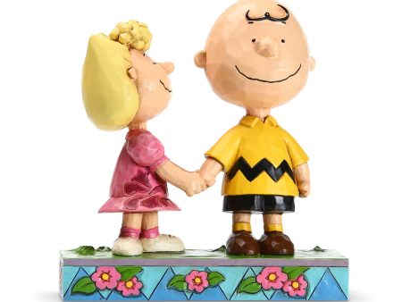 Peanuts I Love My Big Brother Charlie Brown and Sally Figurine By Jim Shore Online Sale