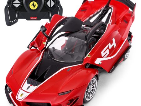 【BUILDING KIT】Rastar 1 18 Ferrari FXXK EVO DIY Building Kit with Remote Control, 92pcs For Discount