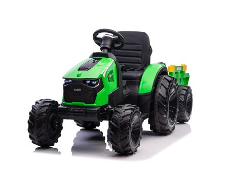 12V Electric Farm Tractor Kids Ride On Car with Tipper and Optional Shovel Digger- Kids On Wheelz Online