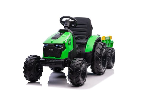 12V Electric Farm Tractor Kids Ride On Car with Tipper and Optional Shovel Digger- Kids On Wheelz Online