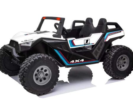 24v Dune Buggy 2 Seater Off-Road UTV Electric Motorized Kids  Ride-on Car Parental Remote Control Perfect Gift Limited Edition White- Kids On Wheelz Discount