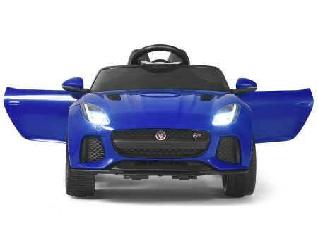 12V Jaguar F-Type SVR Licensed Kids Ride On Car Blue Online Hot Sale