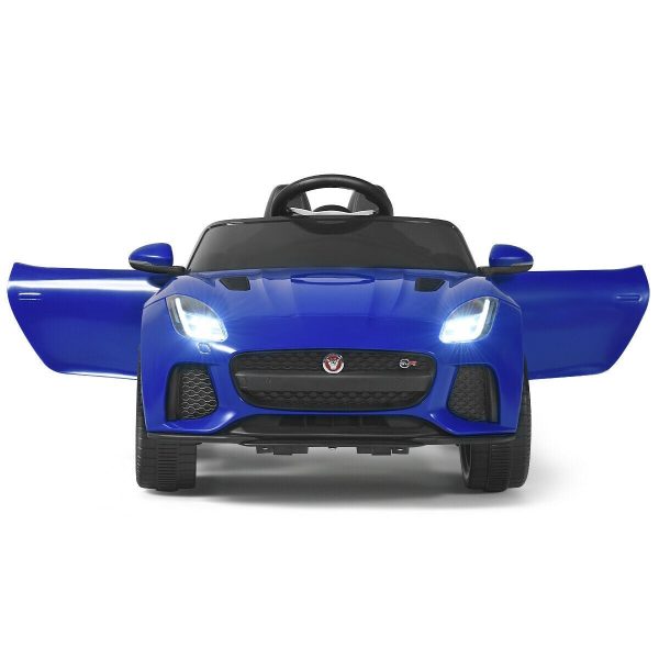 12V Jaguar F-Type SVR Licensed Kids Ride On Car Blue Online Hot Sale