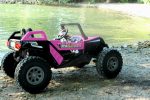 2 Seater 24V Dune Buggy Off-Road UTV Electric Kids  Ride-on Car with Remote Control - Hot Pink Limited Edition Online now