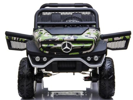 MERCEDES BENZ UNIMOG ATV 24V 2 SEATER - Army Camo For Discount