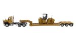 1:50 Cat® CT660 Day Cab Tractor & XL120 Low-Profile HDG Trailer with Cat® CB-534D XW Vibratory Asphalt Compactor, 85601C Online Sale