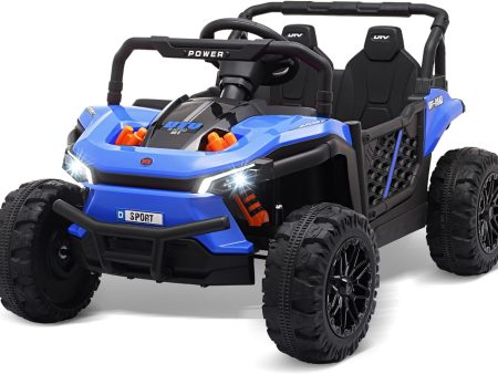 R1250 12v Buggy Ride-On Car, 2WD UTV Buggy Electric Car with Parental Remote Control, Working Doors and LED Lights Online Sale