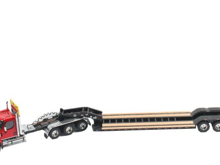 1:16 RC Western Star 49X SFFA Tridem Axle Heavy-Haul Tractor with Lowboy Trailer, 27010 Online now