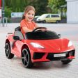 12V Chevrolet Corvette C8 Electric Kids Ride On Car  with Remote Control Ages 3+ Years Old Online