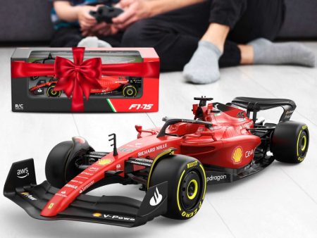 Ferrari F1 75 RC Car 1 18 Scale Licensed Remote Control Toy Car, Official F1 Merchandise by Rastar Fashion