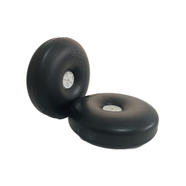 Dynam 5.5  Big Smooth Surface Rubber Wheel for RC Airplane (2pcs - 4.2 mm Hole axle) on Sale