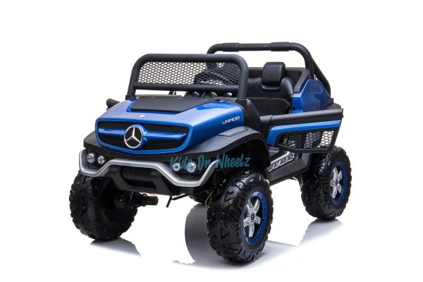 MERCEDES BENZ UNIMOG ATV 12V 2 SEATER - BLUE Online now