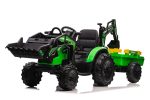 2023 Farm Tractor 24V Kids Ride On Car with Tipper and Shovel Digger -Kids On Wheelz Hot on Sale