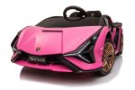 Official Licensed Lamborghini Sian 12V Electric Kids Ride On - Pink Supply