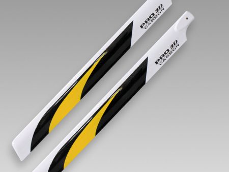 Dynam Pro3D CF Main Rotor Blade for 30 Class Helicopter (550 mm) Online Sale