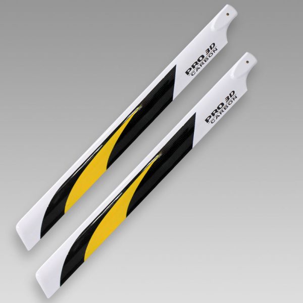 Dynam Pro3D CF Main Rotor Blade for 30 Class Helicopter (550 mm) Online Sale