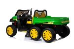 24V Farm Truck UTV 2 Seater 6 Wheels with Tipper Electric Kids  Ride-On Car with Parental Remote Controller Green-KOW Online Sale