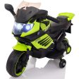 Kids Motorcycle 6V with Training Wheels, Realistic Lights and Sound on Sale