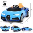 12V Licensed Bugatti Chiron Kids Ride on Car Ride On - Kid On Wheelz For Sale