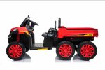 24V Farm Truck UTV 2 Seater 6 Wheels with Tipper Electric Kids  Ride-On Car with Parental Remote Controller Red-KOW on Sale