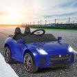 12V Jaguar F-Type SVR Licensed Kids Ride On Car Blue Online Hot Sale