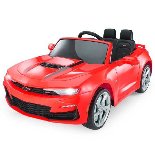 12V Licensed Chevrolet Camaro with Remote Control Ride On Car Discount