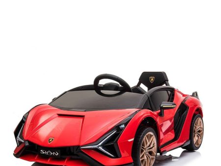 Official Licensed Lamborghini Sian 12V Electric Kids Ride On - Red Cheap