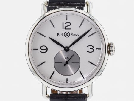 Bell & Ross BR WW1-70-AG Vintage WW1 Argentium Silver Hot on Sale