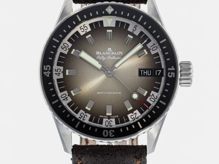 Blancpain Fifty Fathoms Bathyscaphe Jour Date 70s Limited Edition 5052-1110-63A Discount