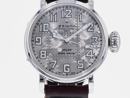 Zenith Pilot Montre d'Aeronef Type 20 Extra Special Silver Limited Edition 05.2430.679 on Sale